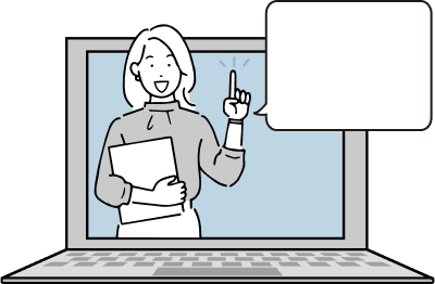 セミナーを選ぶ女性